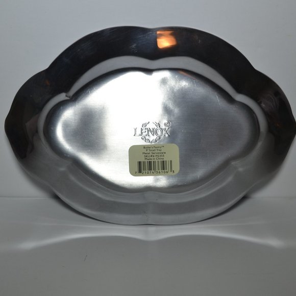 Lenox 9 Inch Butlers Serveware Tray With Original Box And Paperwork - Picture 3 of 7